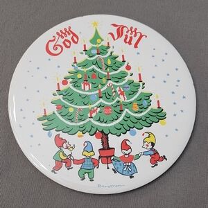 Berggren Originals Swedish "God Jul" Christmas Tile Trivet Wall Design No 196